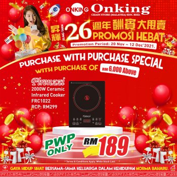 Onking-26th-Anniversary-Promo-3-350x350 - Electronics & Computers Home Appliances Johor Kedah Kelantan Kitchen Appliances Kuala Lumpur Melaka Negeri Sembilan Pahang Penang Perak Perlis Promotions & Freebies Putrajaya Sabah Sarawak Selangor Terengganu 