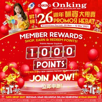 Onking-26th-Anniversary-Promo-6-350x350 - Electronics & Computers Home Appliances Johor Kedah Kelantan Kitchen Appliances Kuala Lumpur Melaka Negeri Sembilan Pahang Penang Perak Perlis Promotions & Freebies Putrajaya Sabah Sarawak Selangor Terengganu 