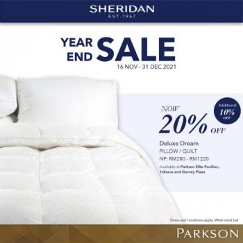 Parkson-Sheridan-Year-End-Sale-1-350x350 - Beddings Home & Garden & Tools Kuala Lumpur Malaysia Sales Penang Selangor 