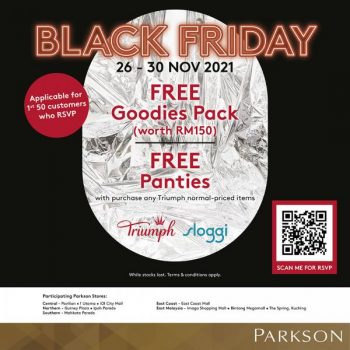 Parkson-Triumph-Sloggi-Black-Friday-Sale-350x350 - Fashion Accessories Fashion Lifestyle & Department Store Johor Kedah Kelantan Kuala Lumpur Lingerie Malaysia Sales Melaka Negeri Sembilan Pahang Penang Perak Perlis Putrajaya Sabah Sarawak Selangor Terengganu 