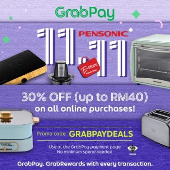 Pensonic-Online-GrabPay-11.11-Promotion-350x350 - Electronics & Computers Home Appliances Johor Kedah Kelantan Kitchen Appliances Kuala Lumpur Melaka Negeri Sembilan Online Store Pahang Penang Perak Perlis Promotions & Freebies Putrajaya Sabah Sarawak Selangor Terengganu 