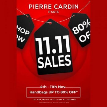 Pierre-Cardin-11.11-Sale-at-Mitsui-Outlet-Park-350x350 - Apparels Bags Fashion Accessories Fashion Lifestyle & Department Store Malaysia Sales Selangor 