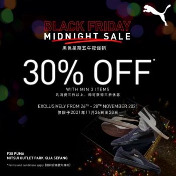 Puma-Black-Friday-Midnight-Sale-at-Mitsui-Outlet-Park-350x350 - Apparels Fashion Accessories Fashion Lifestyle & Department Store Footwear Malaysia Sales Selangor 