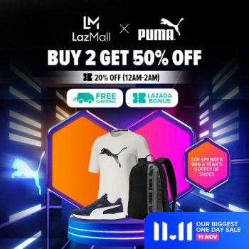 Puma-Lazada-11.11-Sale-350x350 - Apparels Fashion Accessories Fashion Lifestyle & Department Store Johor Kedah Kelantan Kuala Lumpur Malaysia Sales Melaka Negeri Sembilan Pahang Penang Perak Perlis Putrajaya Sabah Sarawak Selangor Terengganu 