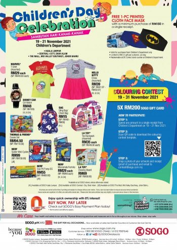 SOGO-Childrens-Day-Promotion-350x495 - Johor Kuala Lumpur Promotions & Freebies Selangor Supermarket & Hypermarket 
