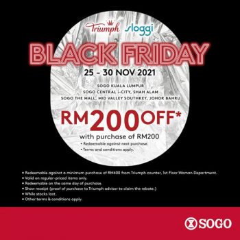 SOGO-Triumph-Sloggi-Black-Friday-Sale-350x350 - Fashion Accessories Fashion Lifestyle & Department Store Johor Kuala Lumpur Lingerie Malaysia Sales Selangor Underwear 
