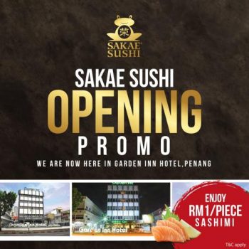 Sakae-Sushi-Opening-Promotion-at-Garden-Inn-Hotel-Penang-350x350 - Beverages Food , Restaurant & Pub Penang Promotions & Freebies Sushi 
