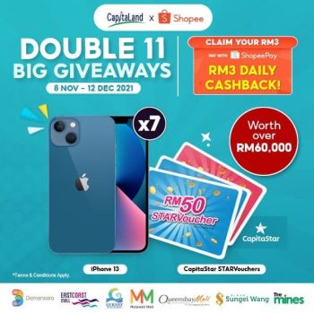 Shopee-CapitaLand-Promo-350x350 - Johor Kedah Kelantan Kuala Lumpur Melaka Negeri Sembilan Online Store Others Pahang Penang Perak Perlis Promotions & Freebies Putrajaya Sabah Sarawak Selangor Terengganu 