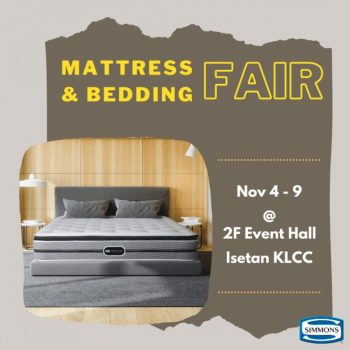 Simmons-Mattress-Bedding-Fair-at-Isetan-KLCC-350x350 - Events & Fairs Home & Garden & Tools Kuala Lumpur Mattress Selangor 