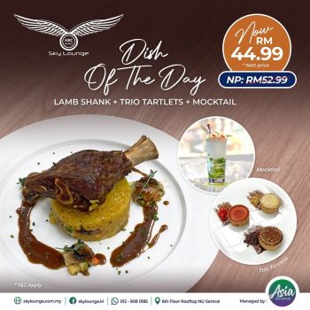 Sky-Lounge-Monday-Dish-Of-The-Day-Deal-350x350 - Beverages Food , Restaurant & Pub Kuala Lumpur Promotions & Freebies Selangor 