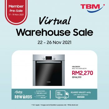 TBM-Virtual-Warehouse-Sale-10-350x350 - Electronics & Computers Home Appliances Johor Kedah Kelantan Kitchen Appliances Kuala Lumpur Melaka Negeri Sembilan Online Store Pahang Penang Perak Perlis Putrajaya Sabah Sarawak Selangor Terengganu Warehouse Sale & Clearance in Malaysia 