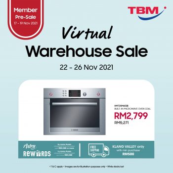 TBM-Virtual-Warehouse-Sale-12-350x350 - Electronics & Computers Home Appliances Johor Kedah Kelantan Kitchen Appliances Kuala Lumpur Melaka Negeri Sembilan Online Store Pahang Penang Perak Perlis Putrajaya Sabah Sarawak Selangor Terengganu Warehouse Sale & Clearance in Malaysia 