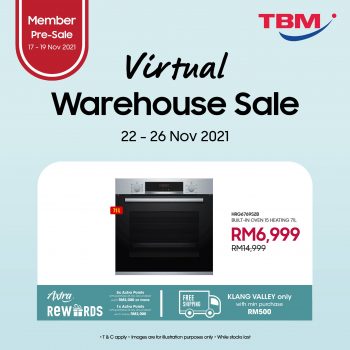 TBM-Virtual-Warehouse-Sale-13-350x350 - Electronics & Computers Home Appliances Johor Kedah Kelantan Kitchen Appliances Kuala Lumpur Melaka Negeri Sembilan Online Store Pahang Penang Perak Perlis Putrajaya Sabah Sarawak Selangor Terengganu Warehouse Sale & Clearance in Malaysia 