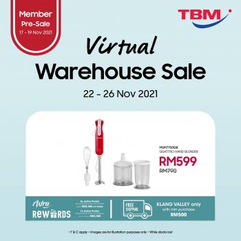 TBM-Virtual-Warehouse-Sale-19-350x350 - Electronics & Computers Home Appliances Johor Kedah Kelantan Kitchen Appliances Kuala Lumpur Melaka Negeri Sembilan Online Store Pahang Penang Perak Perlis Putrajaya Sabah Sarawak Selangor Terengganu Warehouse Sale & Clearance in Malaysia 