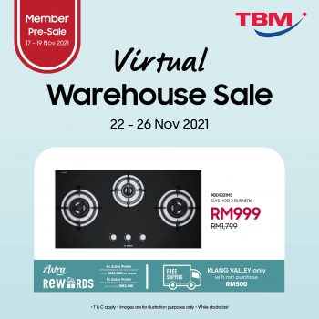 TBM-Virtual-Warehouse-Sale-21-350x350 - Electronics & Computers Home Appliances Johor Kedah Kelantan Kitchen Appliances Kuala Lumpur Melaka Negeri Sembilan Online Store Pahang Penang Perak Perlis Putrajaya Sabah Sarawak Selangor Terengganu Warehouse Sale & Clearance in Malaysia 