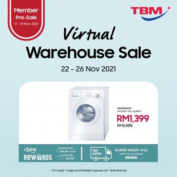 TBM-Virtual-Warehouse-Sale-29-350x350 - Electronics & Computers Home Appliances Johor Kedah Kelantan Kitchen Appliances Kuala Lumpur Melaka Negeri Sembilan Online Store Pahang Penang Perak Perlis Putrajaya Sabah Sarawak Selangor Terengganu Warehouse Sale & Clearance in Malaysia 