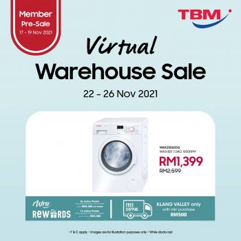 TBM-Virtual-Warehouse-Sale-30-350x350 - Electronics & Computers Home Appliances Johor Kedah Kelantan Kitchen Appliances Kuala Lumpur Melaka Negeri Sembilan Online Store Pahang Penang Perak Perlis Putrajaya Sabah Sarawak Selangor Terengganu Warehouse Sale & Clearance in Malaysia 