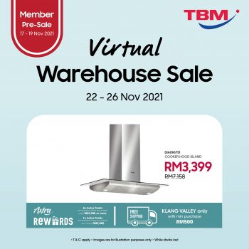 TBM-Virtual-Warehouse-Sale-5-350x350 - Electronics & Computers Home Appliances Johor Kedah Kelantan Kitchen Appliances Kuala Lumpur Melaka Negeri Sembilan Online Store Pahang Penang Perak Perlis Putrajaya Sabah Sarawak Selangor Terengganu Warehouse Sale & Clearance in Malaysia 