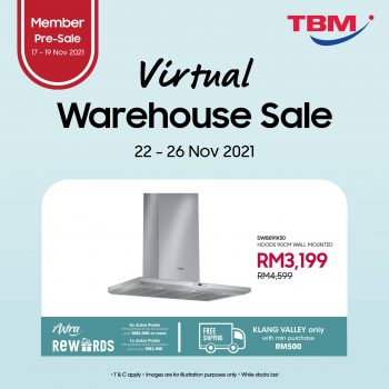 TBM-Virtual-Warehouse-Sale-8-350x350 - Electronics & Computers Home Appliances Johor Kedah Kelantan Kitchen Appliances Kuala Lumpur Melaka Negeri Sembilan Online Store Pahang Penang Perak Perlis Putrajaya Sabah Sarawak Selangor Terengganu Warehouse Sale & Clearance in Malaysia 