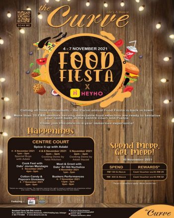 The-Curve-Annual-Food-Fiesta-2021-350x438 - Events & Fairs Others Selangor 