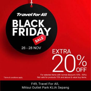 Travel-For-All-Black-Friday-Sale-at-Mitsui-Outlet-Park-350x350 - Luggage Malaysia Sales Selangor Sports,Leisure & Travel 