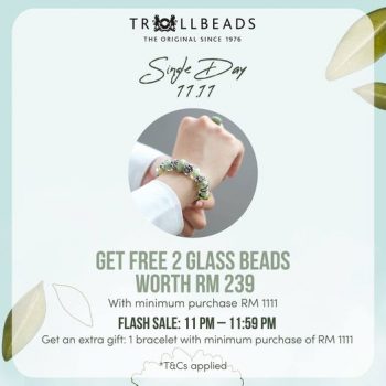 Trollbeads-Single-Day-Deal-350x350 - Fashion Accessories Fashion Lifestyle & Department Store Johor Kedah Kelantan Kuala Lumpur Melaka Negeri Sembilan Pahang Penang Perak Perlis Promotions & Freebies Putrajaya Sabah Sarawak Selangor Terengganu 