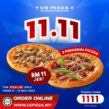 US-Pizza-11.11-Promotion-350x350 - Beverages Food , Restaurant & Pub Johor Kedah Kelantan Kuala Lumpur Melaka Negeri Sembilan Pahang Penang Perak Perlis Pizza Promotions & Freebies Putrajaya Sabah Sarawak Selangor Terengganu 