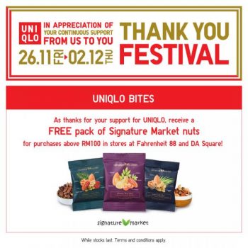 Uniqlo-Thank-You-Festival-Sale-at-Fahrenheit-88-and-DA-Square-350x350 - Kuala Lumpur Malaysia Sales Others Selangor 