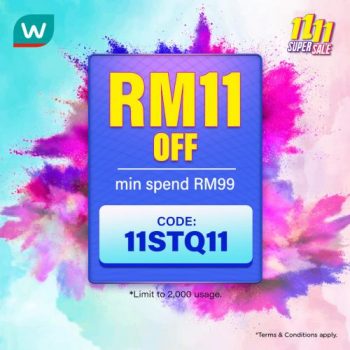 Watsons-Online-11.11-Sale-1-1-350x350 - Beauty & Health Cosmetics Health Supplements Johor Kedah Kelantan Kuala Lumpur Malaysia Sales Melaka Negeri Sembilan Pahang Penang Perak Perlis Personal Care Putrajaya Sabah Sarawak Selangor Skincare Terengganu 