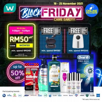 Watsons-Online-PG-Black-Friday-Came-Early-Sale-350x350 - Beauty & Health Cosmetics Health Supplements Johor Kedah Kelantan Kuala Lumpur Malaysia Sales Melaka Negeri Sembilan Online Store Pahang Penang Perak Perlis Personal Care Putrajaya Sabah Sarawak Selangor Terengganu 