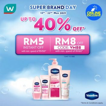 Watsons-Online-Vaseline-Super-Brand-Day-Sale-350x350 - Beauty & Health Johor Kedah Kelantan Kuala Lumpur Malaysia Sales Melaka Negeri Sembilan Online Store Pahang Penang Perak Perlis Personal Care Putrajaya Sabah Sarawak Selangor Skincare Terengganu 
