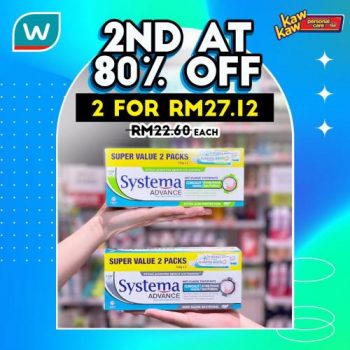 Watsons-Oral-Care-Sale-10-350x350 - Beauty & Health Johor Kedah Kelantan Kuala Lumpur Malaysia Sales Melaka Negeri Sembilan Online Store Pahang Penang Perak Perlis Personal Care Putrajaya Sabah Sarawak Selangor Terengganu 