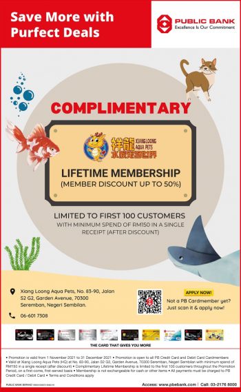 Xiang-Loong-Aqua-Pets-PB-Privileges-Deal-350x569 - Bank & Finance Negeri Sembilan Pets Promotions & Freebies Public Bank Sports,Leisure & Travel 