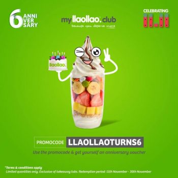 llaollao-Member-11.11-Sale-350x350 - Beverages Food , Restaurant & Pub Ice Cream Johor Kedah Kelantan Kuala Lumpur Malaysia Sales Melaka Negeri Sembilan Online Store Pahang Penang Perak Perlis Putrajaya Sabah Sarawak Selangor Terengganu 