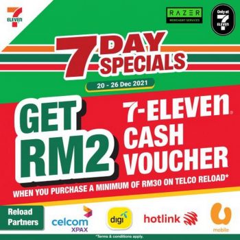 7-Eleven-Reload-Telco-FREE-Cash-Voucher-Promotion-350x350 - Johor Kedah Kelantan Kuala Lumpur Melaka Negeri Sembilan Pahang Penang Perak Perlis Promotions & Freebies Putrajaya Sabah Sarawak Selangor Supermarket & Hypermarket Terengganu 