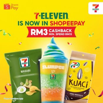 7-Eleven-ShopeePay-RM3-Cashback-Promotion-350x350 - Beverages Food , Restaurant & Pub Johor Kedah Kelantan Kuala Lumpur Melaka Negeri Sembilan Pahang Penang Perak Perlis Promotions & Freebies Putrajaya Sabah Sarawak Selangor Terengganu 