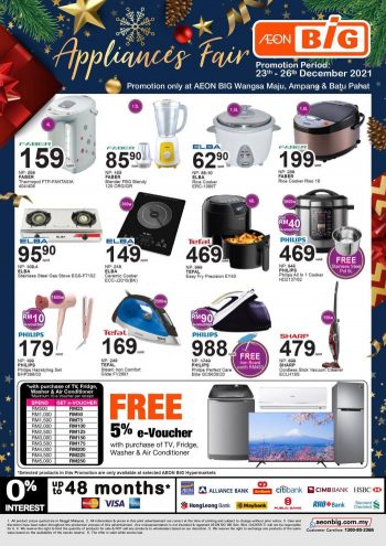 AEON-BiG-Electrical-Appliances-Fair-Promotion-13-2-350x495 - Electronics & Computers Home Appliances Kitchen Appliances Kuala Lumpur Promotions & Freebies Selangor Supermarket & Hypermarket 