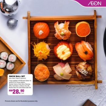 AEON-Christmas-Sushi-Promotion-1-350x350 - Johor Kedah Kelantan Kuala Lumpur Melaka Negeri Sembilan Pahang Penang Perak Perlis Promotions & Freebies Putrajaya Sabah Sarawak Selangor Supermarket & Hypermarket Terengganu 