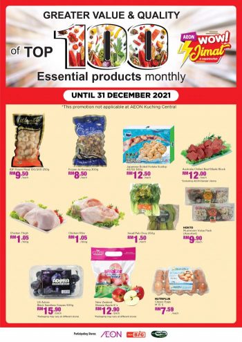 AEON-Top-100-Essential-Products-Promotion-350x495 - Johor Kedah Kelantan Kuala Lumpur Melaka Negeri Sembilan Pahang Penang Perak Perlis Promotions & Freebies Putrajaya Sabah Sarawak Selangor Supermarket & Hypermarket Terengganu 