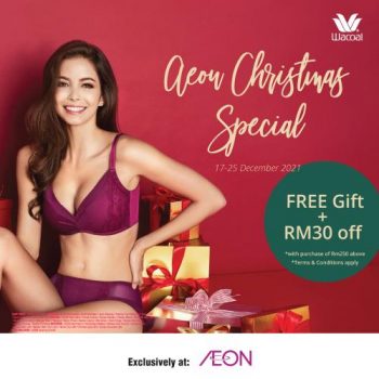 AEON-Wacoal-Christmas-Sale-1-350x350 - Fashion Lifestyle & Department Store Johor Kedah Kelantan Kuala Lumpur Lingerie Malaysia Sales Melaka Negeri Sembilan Pahang Penang Perak Perlis Putrajaya Sabah Sarawak Selangor Terengganu 