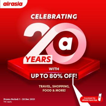 AirAsia-20th-Anniversary-Deal - Johor Kedah Kelantan Kuala Lumpur Melaka Negeri Sembilan Online Store Others Pahang Penang Perak Perlis Promotions & Freebies Putrajaya Sabah Sarawak Selangor Terengganu 