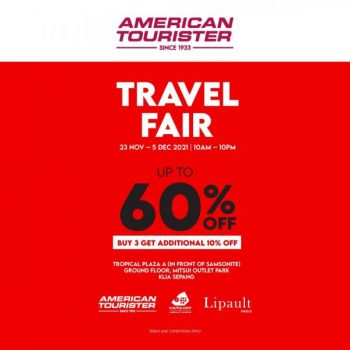 American-Tourister-Travel-Fair-Sale-at-Mitsui-Outlet-Park-350x350 - Luggage Malaysia Sales Selangor Sports,Leisure & Travel 