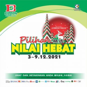 BILLION-Christmas-Promotion-at-Port-Klang-350x350 - Promotions & Freebies Selangor Supermarket & Hypermarket 