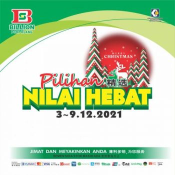 BILLION-Christmas-Promotion-at-Port-Klang-350x350 - Promotions & Freebies Selangor Supermarket & Hypermarket 