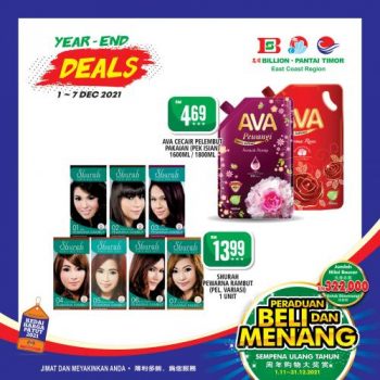 BILLION-Pantai-Timor-Year-End-Promotion-15-350x350 - Johor Kedah Kelantan Kuala Lumpur Melaka Negeri Sembilan Pahang Penang Perak Perlis Promotions & Freebies Putrajaya Sabah Sarawak Selangor Supermarket & Hypermarket Terengganu 