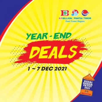 BILLION-Pantai-Timor-Year-End-Promotion-350x350 - Johor Kedah Kelantan Kuala Lumpur Melaka Negeri Sembilan Pahang Penang Perak Perlis Promotions & Freebies Putrajaya Sabah Sarawak Selangor Supermarket & Hypermarket Terengganu 