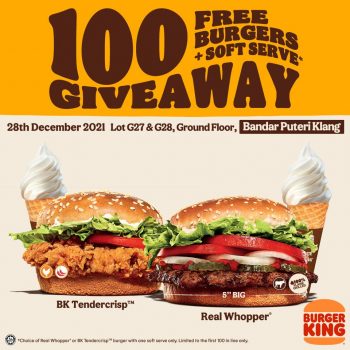 Burger-King-Opening-Deal-at-Bandar-Puteri-Klang-1-350x350 - Beverages Burger Food , Restaurant & Pub Promotions & Freebies Selangor 