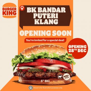 Burger-King-Opening-Deal-at-Bandar-Puteri-Klang-350x350 - Beverages Burger Food , Restaurant & Pub Promotions & Freebies Selangor 