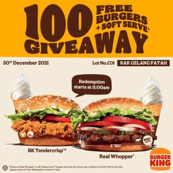 Burger-King-Opening-Deal-at-RR-Gelang-Patah-1-350x350 - Beverages Burger Food , Restaurant & Pub Johor Promotions & Freebies 