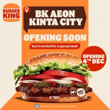 Burger-King-Opening-Promotion-at-AEON-Kinta-City-350x350 - Beverages Burger Fast Food Food , Restaurant & Pub Perak Promotions & Freebies 